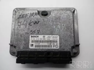 0281010268, 28sa4802 , artILA2571 Блок управления двигателем Opel Zafira A Арт ILA2571, вид 1