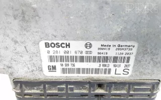 90589736, 0281001670 , artDVO14426 Блок управления двигателем Opel Astra G 1.7л Арт DVO14426, вид 3