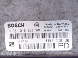 24417169, 0281010268 , artIRO2703 Блок управления двигателем Opel Zafira A Арт IRO2703, вид 3