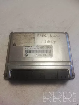 7786887, 0281010205, 7786924 , artMEG1228 Блок управления двигателем BMW 3 E46 Арт MEG1228, вид 1
