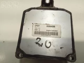 09364599, hsf1c , artKGM1283 Блок управления двигателем Opel Astra G Арт KGM1283, вид 2