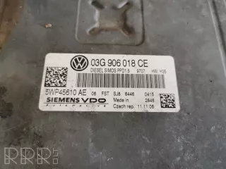 03g906018ce, 5wp45610ae , artADV7704 Блок управления двигателем Volkswagen Passat B6 Арт ADV7704, вид 1