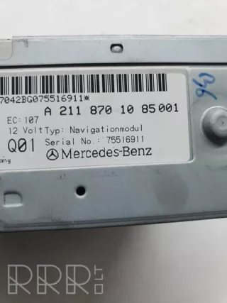 a2118701085, 75516911 , artAVO16634 Блок навигации Mercedes CLS C219 Арт AVO16634, вид 2