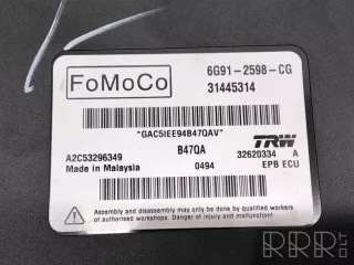 31445314, , 6g912598cg , artTPD5146 Блок ручника (стоячного тормоза) Volvo V70 3 Арт TPD5146, вид 3