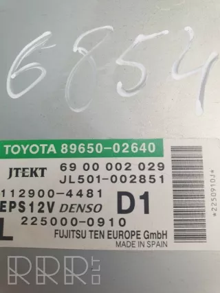 8965002640 , artDAL3118 Блок управления рулевой рейки Toyota Auris 1 Арт DAL3118, вид 2