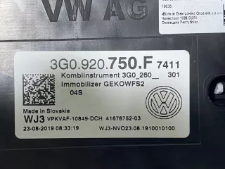 3g0920750f , artTES594 Щиток Приборов (Приборная Панель) Volkswagen Passat B8 Арт TES594, вид 4