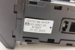 GS1D664H0A, 03099700, K1827 , art9761744 Кнопка аварийной сигнализации Mazda 6 2 Арт 9761744, вид 5