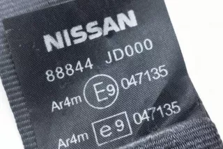 88844JD000, 606161561 , art9762017 Ремень безопасности задний правый Nissan Qashqai+2 Арт 9762017, вид 7