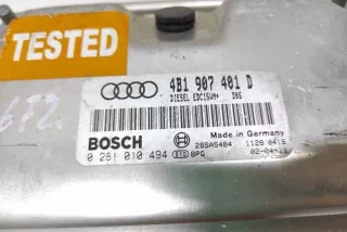 4B1907401D, 0281010494 , art9771917 Блок управления двигателем Audi A6 C5 (S6,RS6) Арт 9771917, вид 2