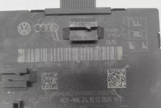 8X0959795D , art9775927 Блок управления двери задней правой Skoda Superb 2 Арт 9775927, вид 4