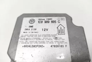 1C0909605C, 5WK43130 , art9790419 Блок AirBag Volkswagen Passat B5 Арт 9790419, вид 4