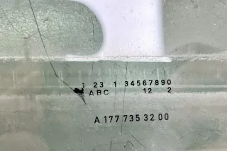 43R-006723, A1777353200 , art9684293 Стекло двери задней правой Mercedes A W177 Арт 9684293, вид 9