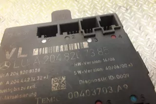 2048207385 , art3057405 Блок управления двери передней левой Mercedes C W204 Арт 3057405, вид 2