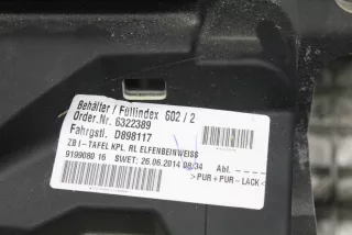 6322389 , art456496 Панель передняя салона (торпедо) BMW 5 F10/F11/GT F07 Арт 456496, вид 8