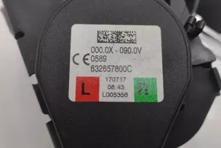 632657800C, 0000X0900V, L005356 , art9884782 Ремень безопасности задний левый BMW 5 G30/G31 Арт 9884782, вид 5