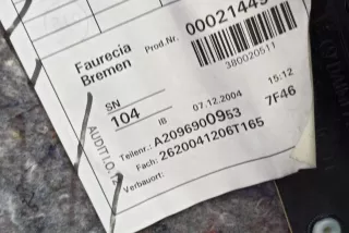 A2096900953, A2096907925 , art8708619 Прочая запчасть Mercedes CLK W209 Арт 8708619, вид 2