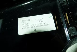 4F0853289A , art9730317 Молдинг двери передней левой Audi A6 C6 (S6,RS6) Арт 9730317, вид 3