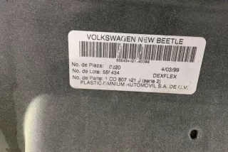 1C0807421J , art8919322 Бампер задний Volkswagen Beetle 1 Арт 8919322, вид 6
