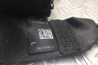 33061262C, 34079760C, 33017492B , art9624000 Ремень безопасности задний левый BMW 5 F10/F11/GT F07 Арт 9624000, вид 7