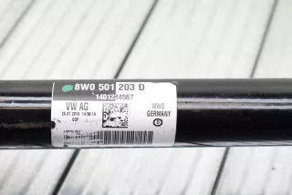 8W0501203D , art853574 Полуось задняя (приводной вал, ШРУС) Audi A4 B9 Арт 853574, вид 8