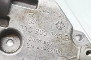 03C903143B , art656250 Кронштейн компрессора кондиционера Volkswagen Tiguan 1 Арт 656250, вид 8