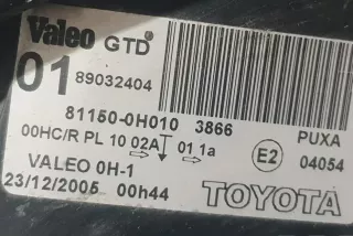 89032404, 811500H010 , art2848063 Фара левая Toyota Aygo 1 Арт 2848063, вид 4