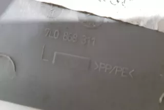 7L0868311 , art3554171 Обшивка стойки центральной левой Volkswagen Touareg 1 Арт 3554171, вид 8