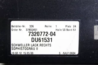 7184774, 7320772 , art9926609 Накладка на порог BMW 5 F10/F11/GT F07 Арт 9926609, вид 13
