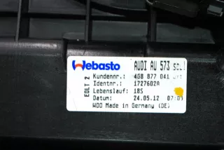 4G8959591, 4G8877041 , art8128200 Стекло панорамной крыши Audi A7 1 (S7,RS7) Арт 8128200, вид 8