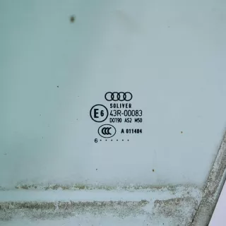 E643R-00086 , art589760 Стекло двери передней левой Audi A6 C6 (S6,RS6) Арт 589760, вид 2