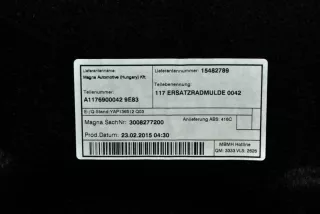 a1176900042 , art3611645 Ковер багажника Mercedes CLA c117 Арт 3611645, вид 6