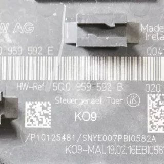 5Q0959592B , art558450 Блок управления двери передней правой Volkswagen Golf 7 Арт 558450, вид 3