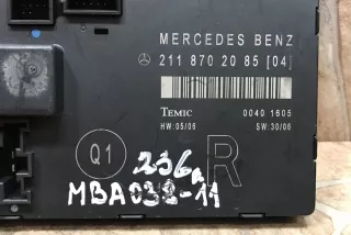 2118702085 , art10277016 Блок управления двери передней правой Mercedes E W211 Арт 10277016, вид 5