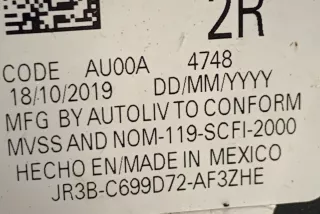 JR3B-C699D72-AF , art3156386 Ремень безопасности задний правый Ford Mustang 6 Арт 3156386, вид 11