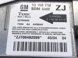 13158712, 327963935 , art653861 Блок AirBag Opel Meriva 1 Арт 653861, вид 2