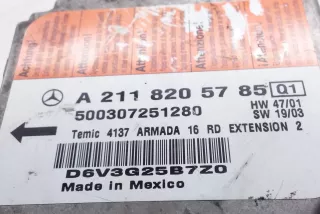 A2118205785, 500307251280 , art9415279 Блок AirBag Mercedes E W211 Арт 9415279, вид 3