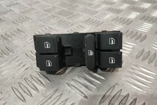 1K4959857B , art934635 Кнопка стеклоподъемника переднего левого Volkswagen Golf 5 Арт 934635, вид 1