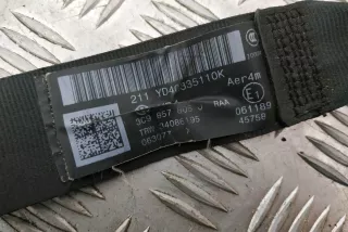 3C9857805J, 33035173B, 33059772E , art5086870 Ремень безопасности задний левый Volkswagen Passat B7 Арт 5086870, вид 9