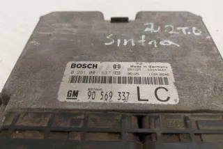 90569337, 28SA3694, 0281001637 , art11063049 Блок управления двигателем Opel Sintra Арт 11063049, вид 2