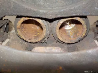 41011EA005 Nissan Суппорт тормозной передний левый Nissan Terra Арт E51846734, вид 7
