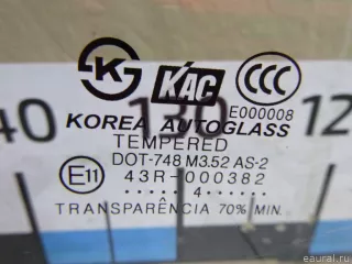 8242038020 Hyundai-Kia Стекло двери передней правой Kia Magentis MS Арт E60557999, вид 3