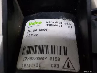 B6A508990A Nissan Фара противотуманная правая передняя Renault Laguna 3 Арт E52215158, вид 11