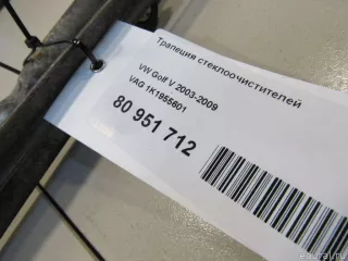 1K1955601 VAG Механизм стеклоочистителя (трапеция дворников) Volkswagen Golf 6 Арт E80951712, вид 8