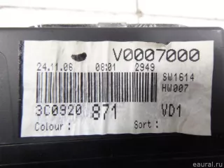3C0920871XZ02 VAG Панель приборов Volkswagen Passat B6 Арт E48031798, вид 15