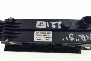 A2218703979 , art11386953 Кнопка (выключатель) Mercedes S W221 Арт 11386953, вид 3
