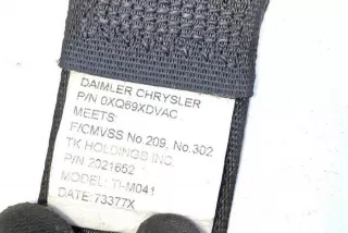 2021665, 7337358517, P0XQ69XDVAC , art11318919 Ремень безопасности задний левый Chrysler 300C 1 Арт 11318919, вид 2