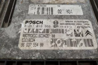 9663755480, 0281013868 , art11319121 Блок управления двигателем Peugeot 207 Арт 11319121, вид 4