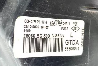 26060BC500, 89900074 , art11325210 Фара левая Nissan Micra K12 Арт 11325210, вид 4
