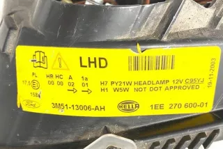 3M5113006AH, 1EE27060001 , art11325243 Фара левая Ford Focus 1 Арт 11325243, вид 3