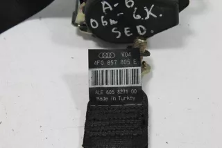 4F0857805E, 605827100, 040541 , art11325710 Ремень безопасности задний левый Audi A6 C6 (S6,RS6) Арт 11325710, вид 3